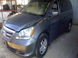 2007 HONDA ODYSSEY, GRAY, EX-L MODEL, 3.5L, FWD.  A26223
